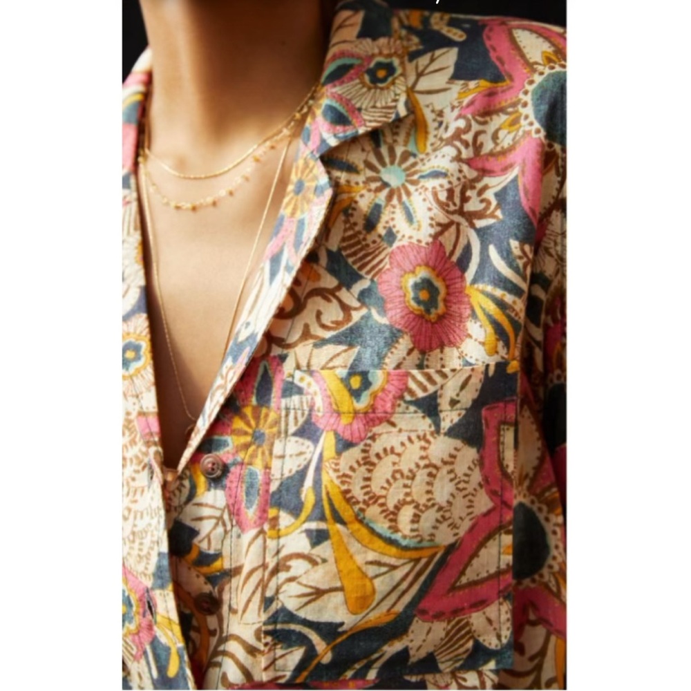 Anthropologie Pilcro Printed
Voile Surf Shirt - Picture 11 of 15